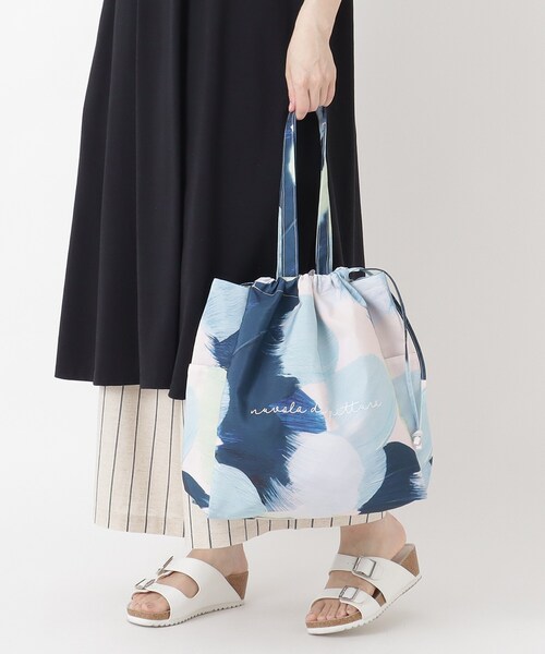 one'sterrace(ワンズテラス)の「SE アートプリントトート(トートバッグ・レディース・アイボリー系8/ベージュ系8/ブルー系その他7・99)」の20枚目の写真