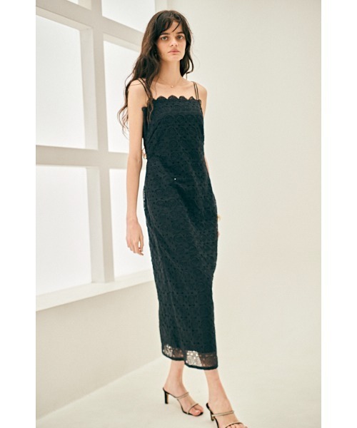 Estella.K（エステラケー）の「Joanna Lace Dress サークルパターンレースドレス（ワンピース・レディース・ホワイト/ブラック/ピンク・FREE）」の16枚目の写真