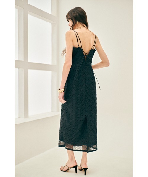 Estella.K（エステラケー）の「Joanna Lace Dress サークルパターンレースドレス（ワンピース・レディース・ホワイト/ブラック/ピンク・FREE）」の17枚目の写真
