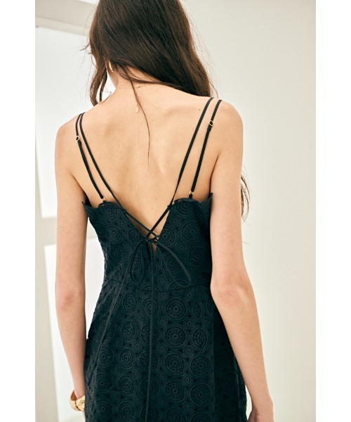 Estella.K（エステラケー）の「Joanna Lace Dress サークルパターンレースドレス（ワンピース・レディース・ホワイト/ブラック/ピンク・FREE）」の20枚目の写真