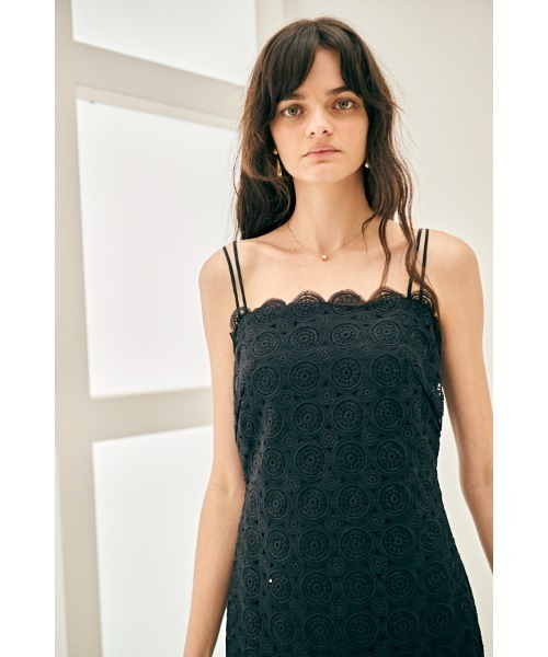 Estella.K（エステラケー）の「Joanna Lace Dress サークルパターンレースドレス（ワンピース・レディース・ホワイト/ブラック/ピンク・FREE）」の21枚目の写真