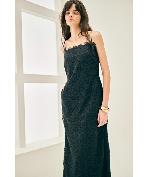 Estella.K（エステラケー）の「Joanna Lace Dress サークルパターンレースドレス（ワンピース・レディース・ホワイト/ブラック/ピンク・FREE）」の18枚目の写真