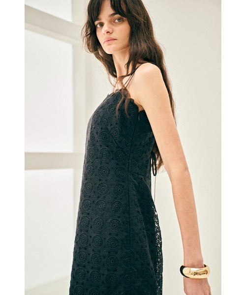 Estella.K（エステラケー）の「Joanna Lace Dress サークルパターンレースドレス（ワンピース・レディース・ホワイト/ブラック/ピンク・FREE）」の19枚目の写真