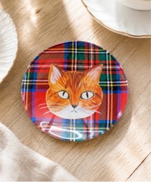 MILLION CARATS(�~���I���J���b�c)�́y�����K���X�E12cm�z�sMatsuo Miyuki�t - Glass plate 12cm - �l�R�ƃ`�F�b�N�������킢�������ȃK���X�M(�H��)
