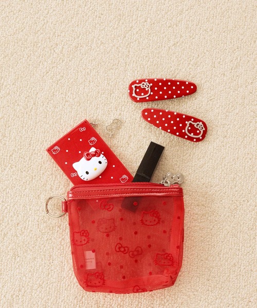 LOWRYS FARM(ローリーズファーム)の「【HELLO KITTY】DOTポーチS 669867 /GOODS(ポーチ・レディース・ブラック/ブラウン/レッド・FREE)」の4枚目の写真