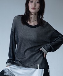 VACANCY | プレーティング配色リブトップス/ユニセックス/新色追加(Tシャツ/カットソー)