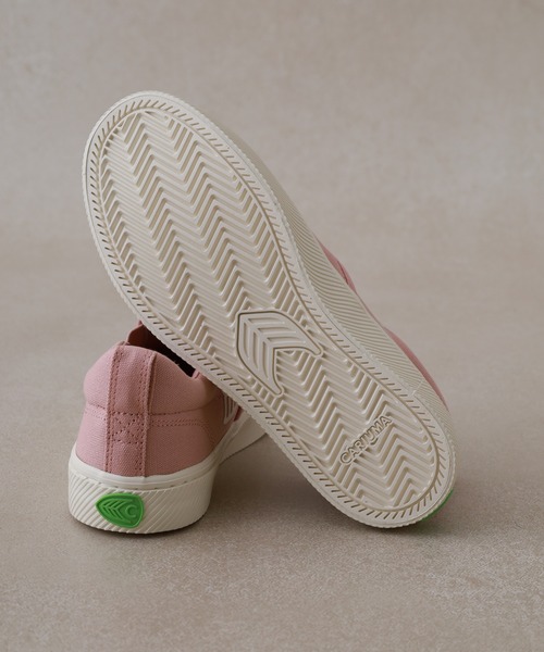 CARIUMA(カリウマ)の「SLIP-ON Canvas Logo スリッポン キャンバス ロゴ(スニーカー・メンズ・ブラック/ピンク・US-6/US-7/US8/US8.5/US-7h)」の14枚目の写真
