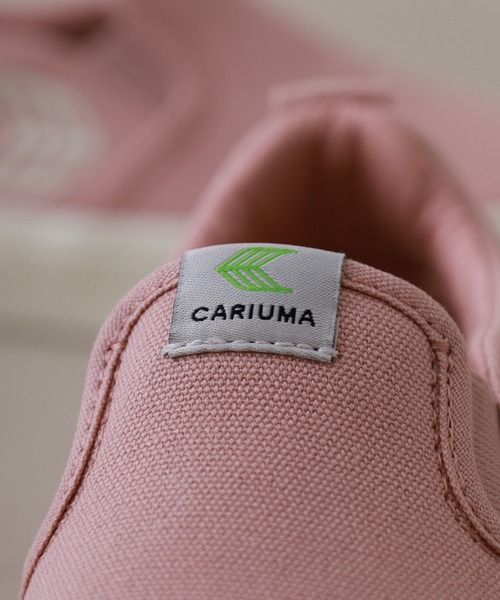 CARIUMA(カリウマ)の「SLIP-ON Canvas Logo スリッポン キャンバス ロゴ(スニーカー・メンズ・ブラック/ピンク・US-6/US-7/US8/US8.5/US-7h)」の9枚目の写真