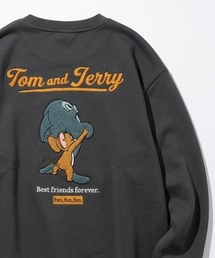 TOM&JERRY（トムアンドジェリー）の「2026AW Tom and Jerry トムとジェリー 別注 オーバーサイズ ワンポイント サガラ刺繍 スウェットトレーナー レディース メンズ（スウェット）」