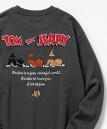 TOM&JERRY（トムアンドジェリー）の「2026AW Tom and Jerry/トムとジェリー 別注 オーバーサイズ ワンポイント サガラ刺繍 スウェットトレーナー レディース メンズ（スウェット）」
