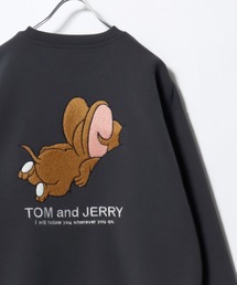 2026AW Tom and Jerry/トムとジェリー 別注 オーバーサイズ ワンポイント サガラ刺繍 スウェットトレーナー レディース メンズ