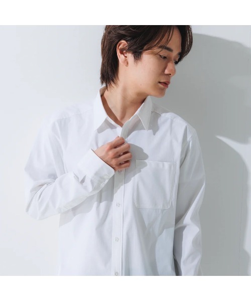 NOTO SNOW(ノトスノー)の「NOTOSNOW Yシャツ(シャツ/ブラウス・メンズ・ホワイト・SMALL/MEDIUM/LARGE/X-LARGE/XX-LARGE)」の3枚目の写真