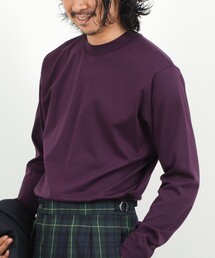 NOLLEY’S | 《ビジカジ対応》シルケットスムース クルーネック ドレスロンT 26AW(Tシャツ/カットソー)