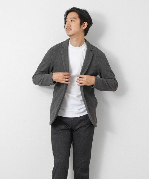 NOLLEY’S(ノーリーズ)の「《ビジカジ対応》シルケットスムース クルーネック ドレスロンT 26AW(Tシャツ/カットソー・メンズ・ダークパープル/ホワイト/ライトベージュ/グレー・XL/L/S/XXL/M)」の16枚目の写真