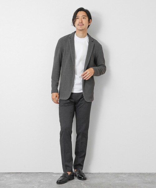 NOLLEY’S(ノーリーズ)の「《ビジカジ対応》シルケットスムース クルーネック ドレスロンT 26AW(Tシャツ/カットソー・メンズ・ダークパープル/ホワイト/ライトベージュ/グレー・XL/L/S/XXL/M)」の17枚目の写真