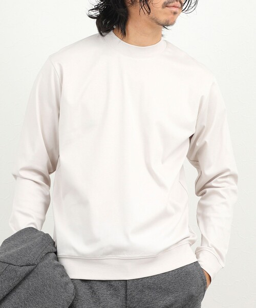 NOLLEY’S(ノーリーズ)の「《ビジカジ対応》シルケットスムース クルーネック ドレスロンT 26AW(Tシャツ/カットソー・メンズ・ダークパープル/ホワイト/ライトベージュ/グレー・XL/L/S/XXL/M)」の19枚目の写真