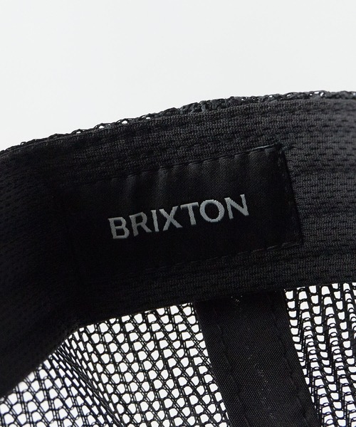 BRIXTON(ブリクストン)の「BRIXTON/ブリクストン CALDWELL NP HP TRUCKER H フラットバイザー メッシュトラッカーキャップ スナップバック ストリート メンズ レディース ユニセックス 2026年 夏 夏服スケーター(キャップ・メンズ・ブラック/グリーン・ONE SIZE)」の7枚目の写真