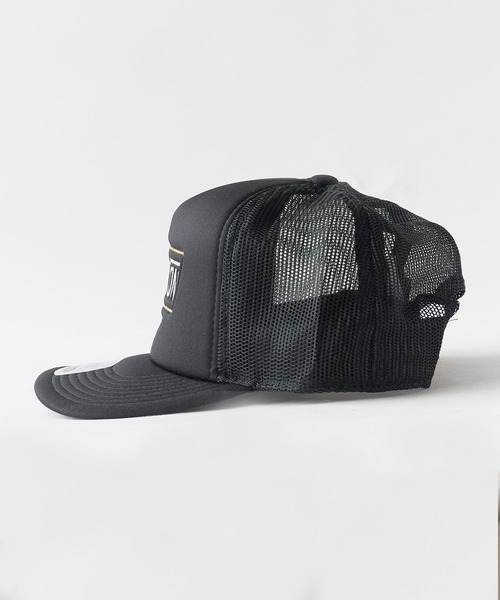 BRIXTON(ブリクストン)の「BRIXTON/ブリクストン CALDWELL NP HP TRUCKER H フラットバイザー メッシュトラッカーキャップ スナップバック ストリート メンズ レディース ユニセックス 2026年 夏 夏服スケーター(キャップ・メンズ・ブラック/グリーン・ONE SIZE)」の8枚目の写真