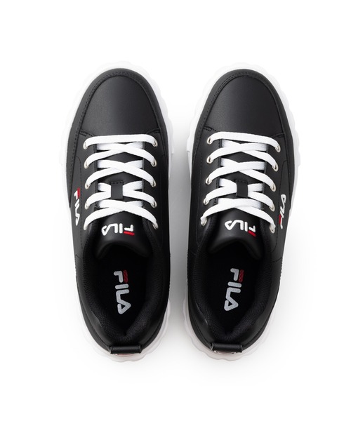 FILA(フィラ)の「SANDBLUST LOW / サンドブラストロー(スニーカー・レディース・ブラック×ホワイト・23.0cm/23.5cm/24.0cm/24.5cm/25.0cm/25.5cm/26.0cm/26.5cm/27.0cm/27.5cm/28.0cm/29.0cm)」の2枚目の写真