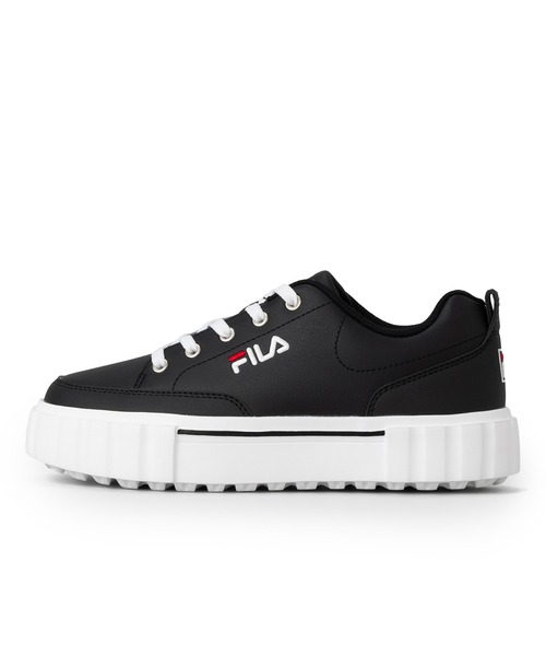FILA(フィラ)の「SANDBLUST LOW / サンドブラストロー(スニーカー・レディース・ブラック×ホワイト・23.0cm/23.5cm/24.0cm/24.5cm/25.0cm/25.5cm/26.0cm/26.5cm/27.0cm/27.5cm/28.0cm/29.0cm)」の4枚目の写真