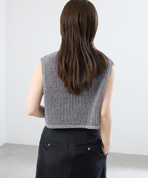 IENA（イエナ）の「ラメリリーニットベスト（ベスト）」 - WEAR