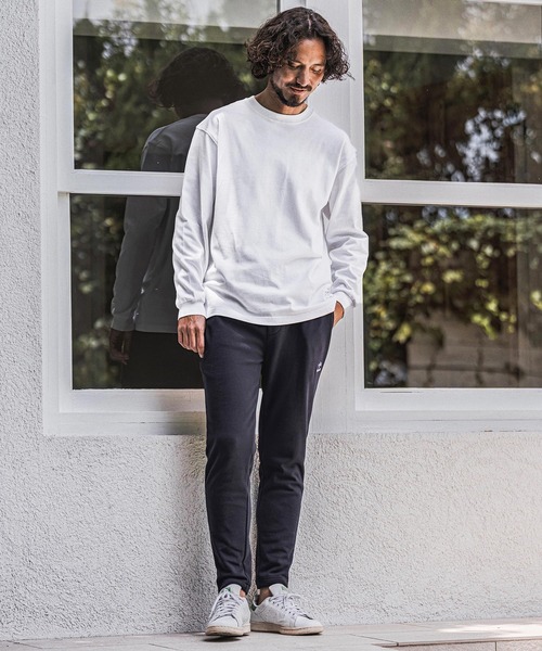 wjk reluxe(ダブルジェーケーリラックス)の「mlt5791- 10oz Long Sleeve T Shirt ロングスリーブTシャツ(WR26W-24)(Tシャツ/カットソー・メンズ・グレイッシュベージュ/ホワイト/ブラック・XL/L/M)」の8枚目の写真