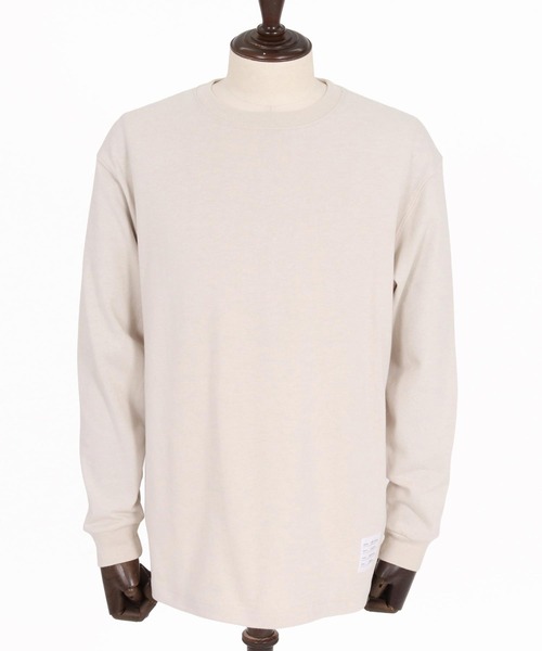 wjk reluxe(ダブルジェーケーリラックス)の「mlt5791- 10oz Long Sleeve T Shirt ロングスリーブTシャツ(WR26W-24)(Tシャツ/カットソー・メンズ・グレイッシュベージュ/ホワイト/ブラック・XL/L/M)」の12枚目の写真