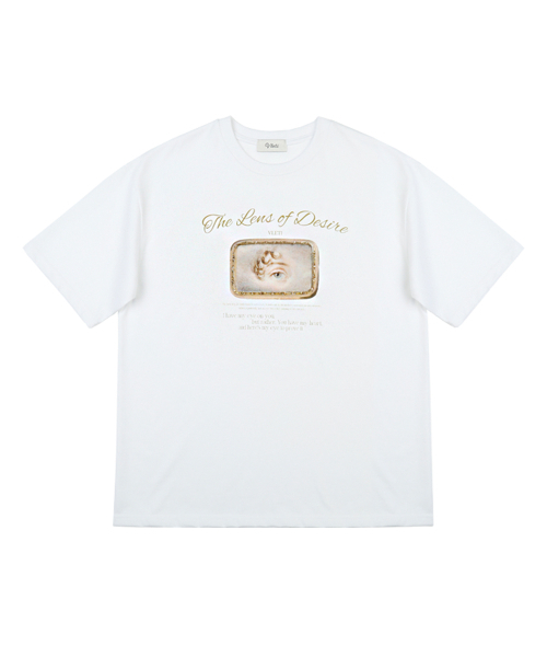 VLETI（ブレッティ）の「The Lens of Desire Artwork T-shirt (white)（Tシャツ/カットソー・レディース・ホワイト・FREE）」の2枚目の写真