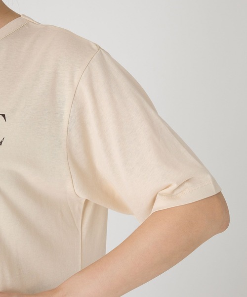 +81BRANCA(ハチイチブランカ)の「【81BRANCA】<別注>Souffle TEE(Tシャツ/カットソー・レディース・アイボリー/ダークブラウン・フリー)」の7枚目の写真