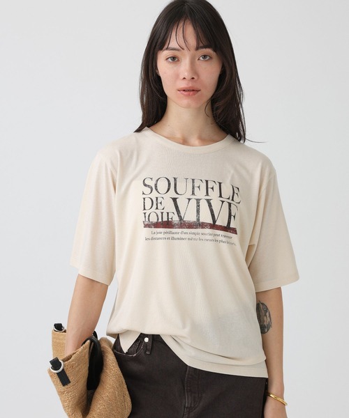 81BRANCA】＜別注＞Souffle TEE（Tシャツ/カットソー）｜＋81BRANCA