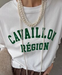 CAVAILLON REGIONドルマンプリントロンTEE