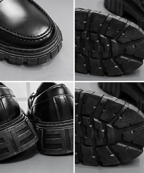 WESTBOY(ウエストボーイ)の「Y2K ユニセックス 5cm ハイソール ビットローファー WO26W6SH07(ローファー・メンズ・ブラック・44/43/42/41)」の15枚目の写真