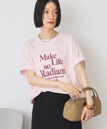フロッキープリントTシャツ