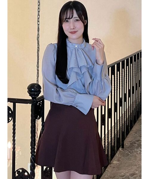 MERCURYDUO(マーキュリーデュオ)の「バックZIPミニスカパン(スカート・レディース・ベージュ/ブラウン/チャコールグレー・SMALL/MEDIUM)」の20枚目の写真