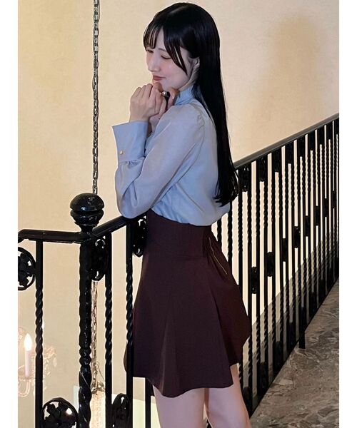 MERCURYDUO(マーキュリーデュオ)の「バックZIPミニスカパン(スカート・レディース・ベージュ/ブラウン/チャコールグレー・SMALL/MEDIUM)」の21枚目の写真