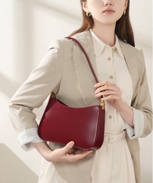 【 NiiNa / ニーナ 】高品質牛革グロッシーカーブショルダーバッグ