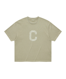 ピグメントCロゴTシャツベージュ