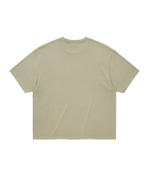 COVERNAT(カバーナット)の「ピグメントCロゴTシャツベージュ(Tシャツ/カットソー・メンズ・その他・MEDIUM/LARGE/X-LARGE/XX-LARGE)」の2枚目の写真