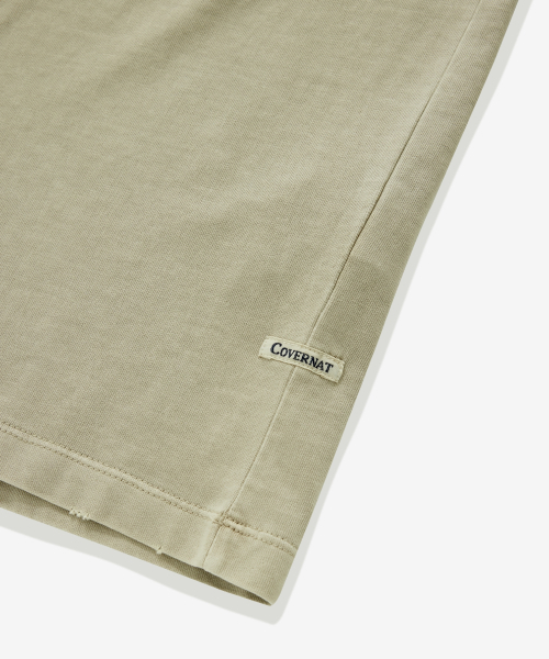 COVERNAT(カバーナット)の「ピグメントCロゴTシャツベージュ(Tシャツ/カットソー・メンズ・その他・MEDIUM/LARGE/X-LARGE/XX-LARGE)」の6枚目の写真