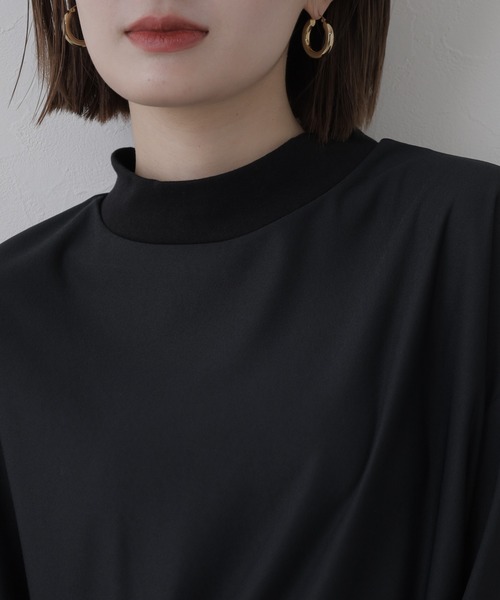 FUNALIVE（ファンアライブ）の「Sheer T-Shir t  シアーTシャツ 半端袖（Tシャツ/カットソー・レディース・ホワイト/ブラック・FREE）」の6枚目の写真