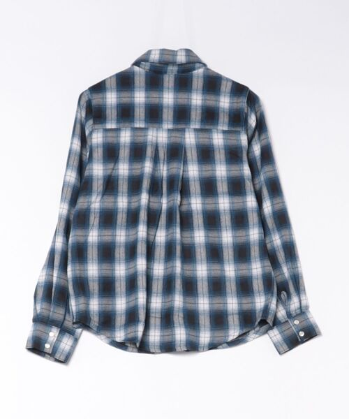 Eddie Bauer（エディーバウアー）の「コジー キャリーオン プレイドシャツ（シャツ/ブラウス・レディース・ダークブラウン/ネイビー/ブラック・XL/S/M/L）」の4枚目の写真
