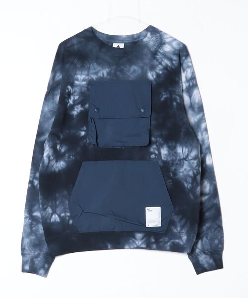 INNOCENT(イノセント)の「【Wasted Collective/ウェイステッド コレクティブ】Recycled Cotton Fleece Crew WC-RCCRW01(スウェット・メンズ・インディゴブルー・SMALL/MEDIUM/LARGE/X-LARGE/XX-LARGE)」の3枚目の写真
