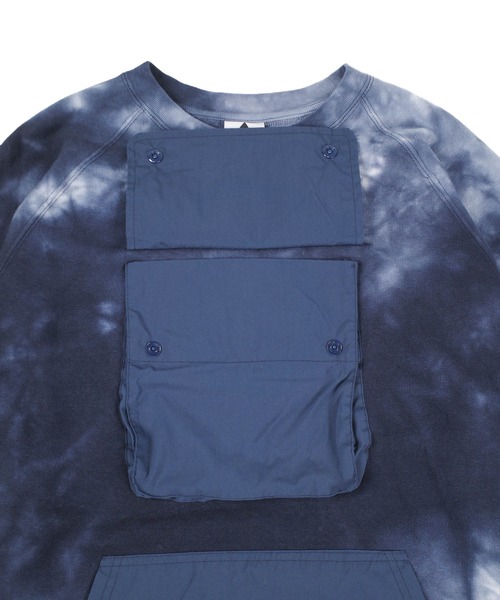 INNOCENT(イノセント)の「【Wasted Collective/ウェイステッド コレクティブ】Recycled Cotton Fleece Crew WC-RCCRW01(スウェット・メンズ・インディゴブルー・SMALL/MEDIUM/LARGE/X-LARGE/XX-LARGE)」の10枚目の写真