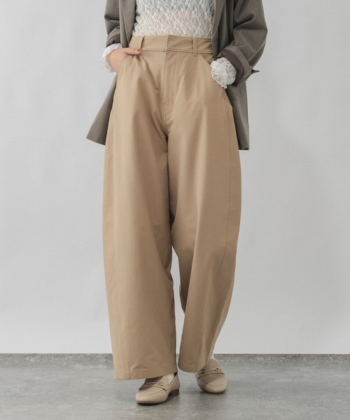 GLOBAL WORK（グローバルワーク）の「やわらかストレッチチノパンツ/813973（その他パンツ・レディース・ベージュ/カーキ・SMALL/MEDIUM/LARGE）」の6枚目の写真