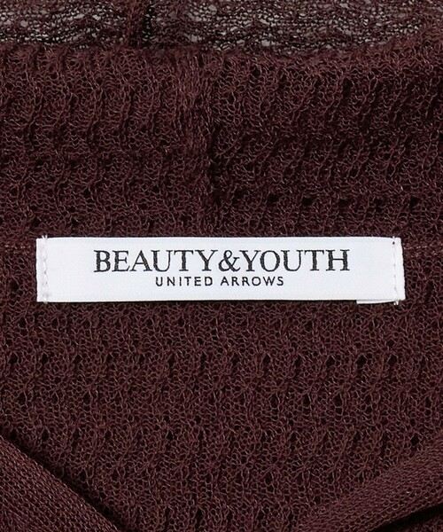 BEAUTY&YOUTH UNITED ARROWS(ビューティーアンドユースユナイテッドアローズ)の「コットンポリエステル ニットフーディ ウォッシャブル(ニット/セーター・レディース・ライラック/ダークブラウン/ブラック・FREE)」の22枚目の写真
