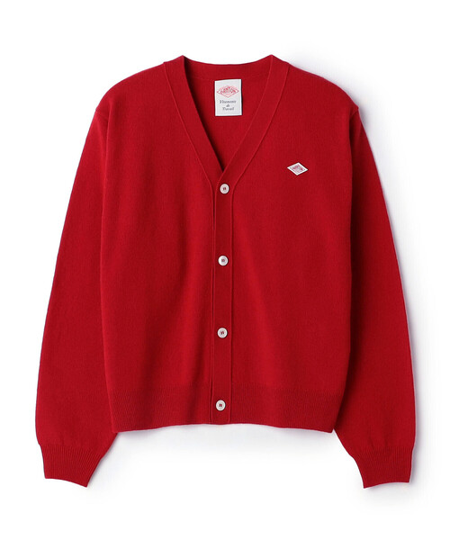 DANTON(ダントン)の「Women's Lambswool V-Neck Knit Cardigan(ニット/セーター・レディース・ダークグレー/ブラウン系その他2/ブラウン/ブラック/イエロー/オフホワイト/レッド/ライトブルー/オートミール/ピンク/ライトグレー・38/36)」の11枚目の写真