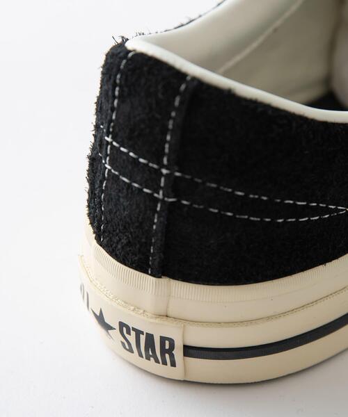 CONVERSE(コンバース)の「CONVERSE ONE STAR AGED SUEDE AG(スニーカー・メンズ・ブラック・26/27/28)」の4枚目の写真