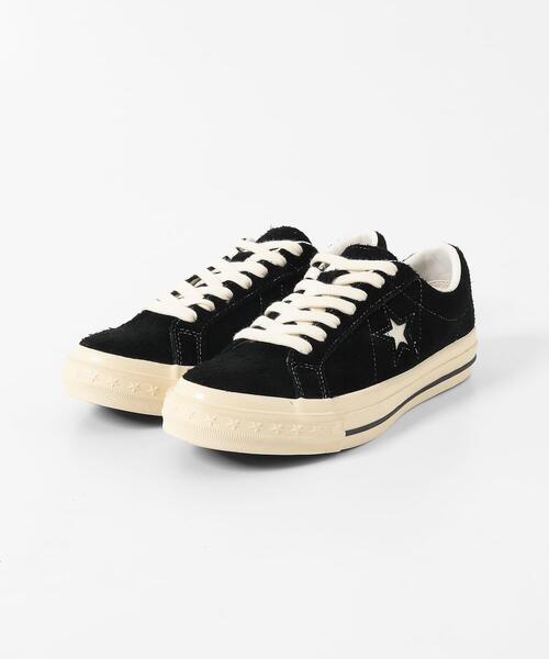 CONVERSE(コンバース)の「CONVERSE ONE STAR AGED SUEDE AG(スニーカー・メンズ・ブラック・26/27/28)」の6枚目の写真