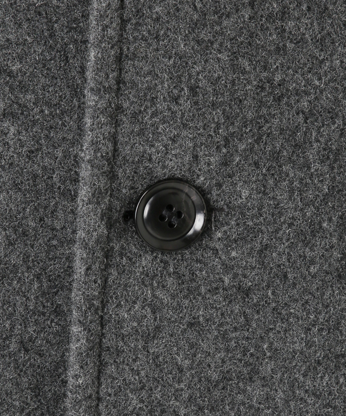 DANTON(ダントン)の「DANTON/ダントン COLLARLESS JACKET DT-A0013(ブルゾン・レディース・ベージュ系その他/チャコールグレー・MEDIUM/SMALL)」の12枚目の写真