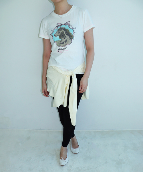 GANNI(ガニー)の「【GANNI/ガニー】Basic Cotton Jersey Baby Fit Qixi(Tシャツ/カットソー・レディース・ホワイト・SMALL)」の3枚目の写真